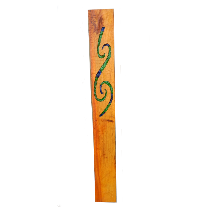 Macrocarpa Garden Post - Double Double Koru