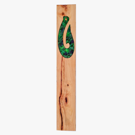 Macrocarpa Garden Post - Fish Hook or Matau